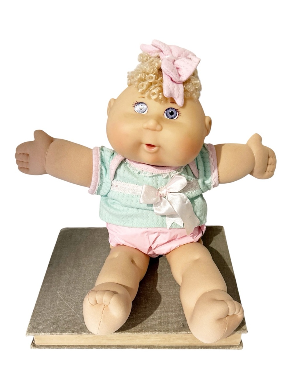 Vintage 2004 Cabbage Patch Kid Soft Body Doll w/ Shirt & Diaper